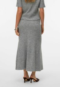 Vero Moda Velika suknja - light grey melange