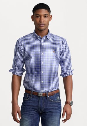SLIM FIT OXFORD SHIRT - Skjorta - blue/white