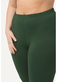 Ulla Popken RUNDUM-GUMMIBUND - Leggings - olive