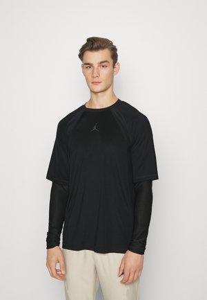 Jordan STATEMENT TOP - Camiseta de manga larga - black/black/dk smoke grey