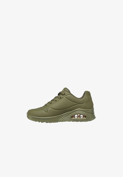 UNO - Baskets basses - olive durabuck mesh