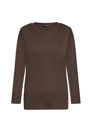 Betty Barclay, BETTY BARCLAY MIT RUNDHALSAUSSCHNITT BASIC SHIRT - Langarmshirt - light maroon