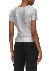 QS OPTIK - T-Shirt print - silber