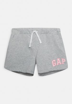LOGO GIRLS - Tracksuit bottoms - light heather grey b08