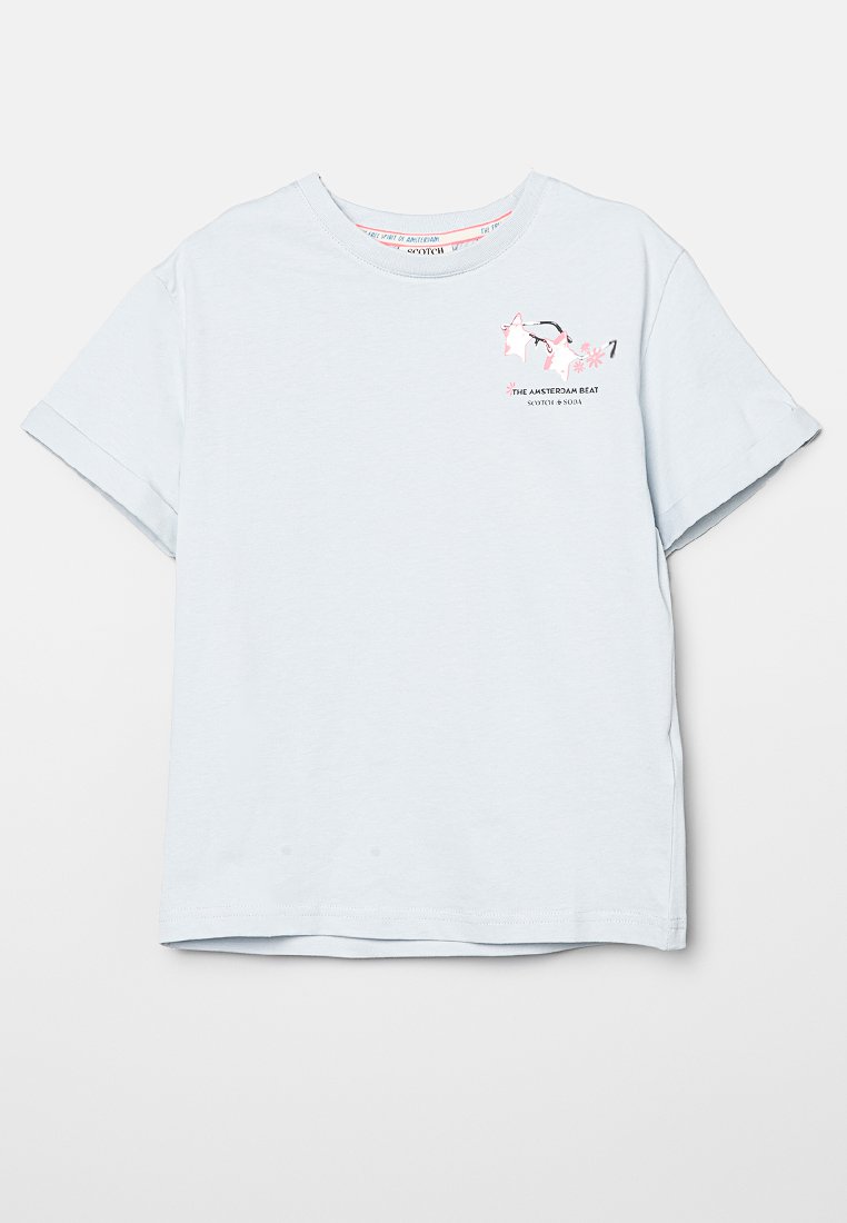 Scotch & Soda T-shirt print lichtblauw Scotch & Soda T-shirt print lichtblauw