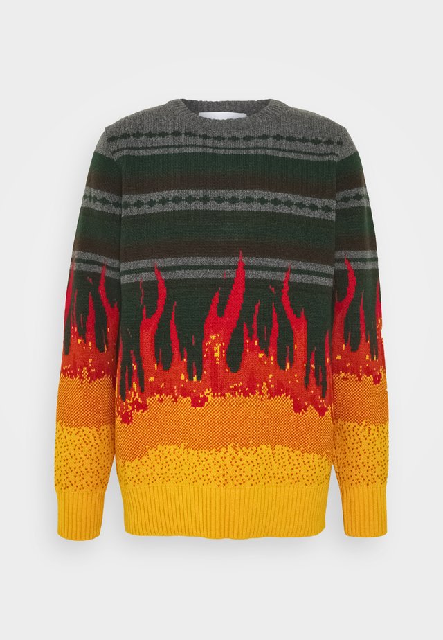 BULKY KNIT FLAME - Neule - flame
