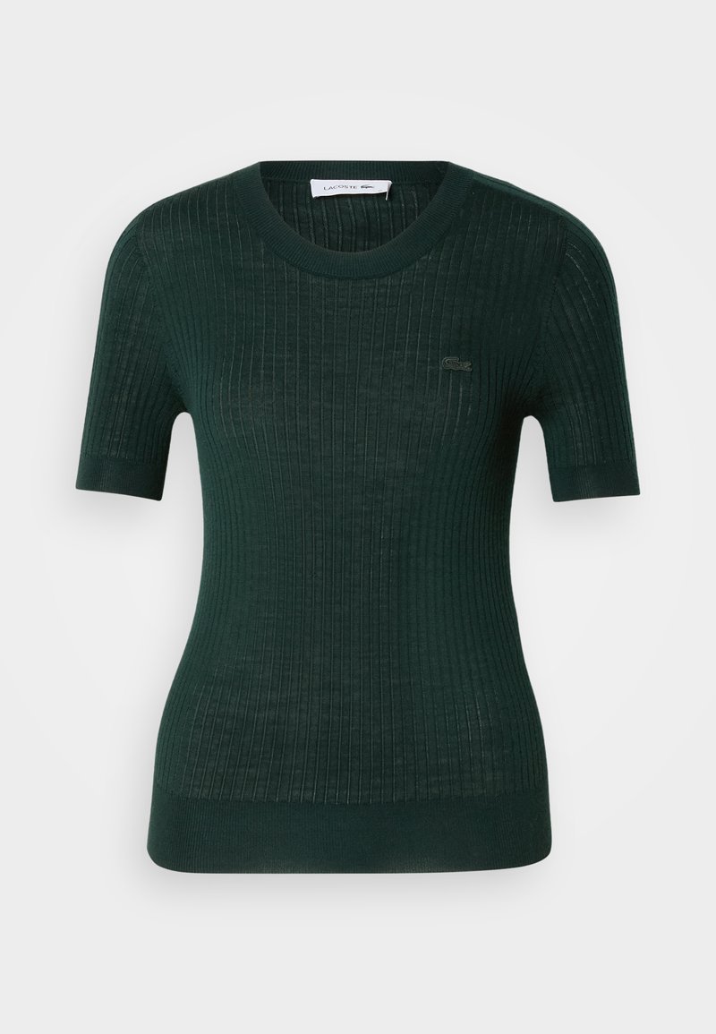 Lacoste T-shirt basic donkergroen