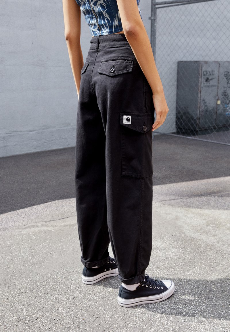 Carhartt WIP COLLINS PANT - Cargohose - black/schwarz - Zalando.de