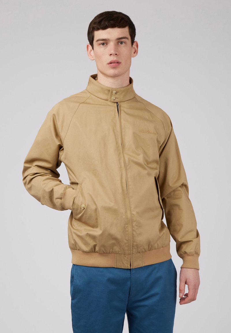 Ben Sherman SIGNATURE HARRINGTON - Bomberjakke - sand
