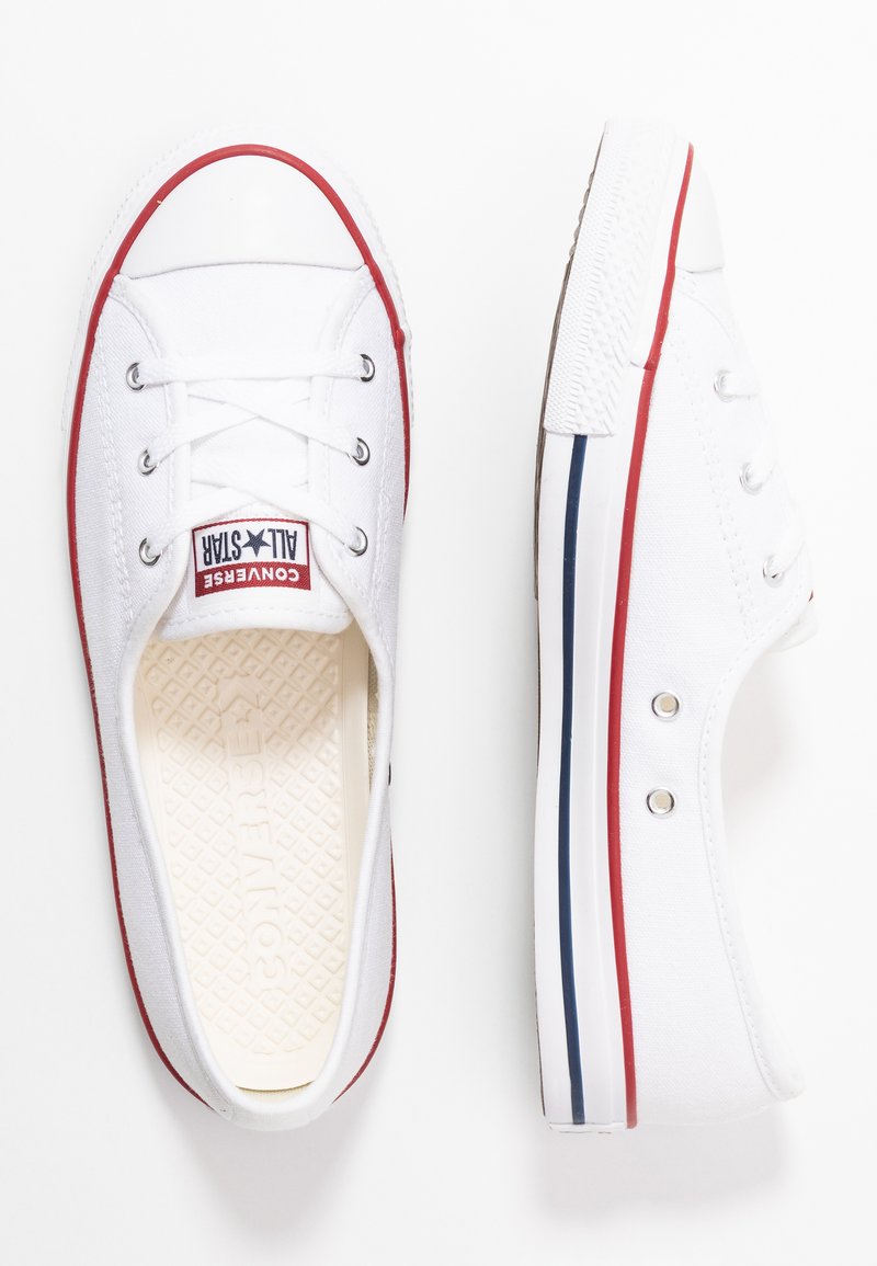 CHUCK TAYLOR ALL STAR LACE Trainers - white/garnet/navy/white - Zalando.co.uk