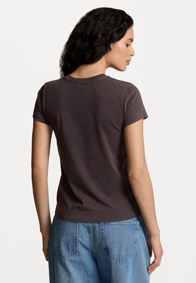 Polo Ralph Lauren POLO BEAR LOGO COTTON JERSEY T-SHIRT - T-shirt imprimé - pebble black