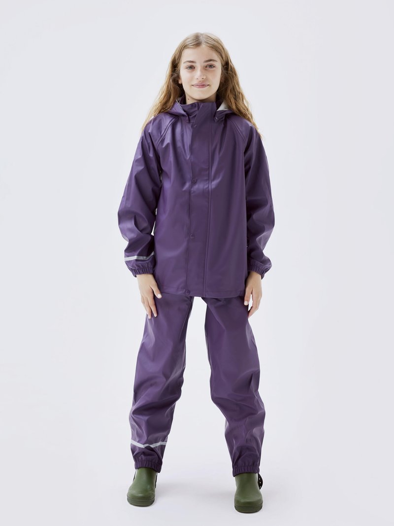 Name it NKNDRY SET - Lietus bikses - hortensia
