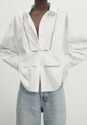 Overhemdblouse - white