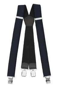 Fabio Farini HOSENTRÄGER 4CM X-FORM - Gürtel business - dunkelblau