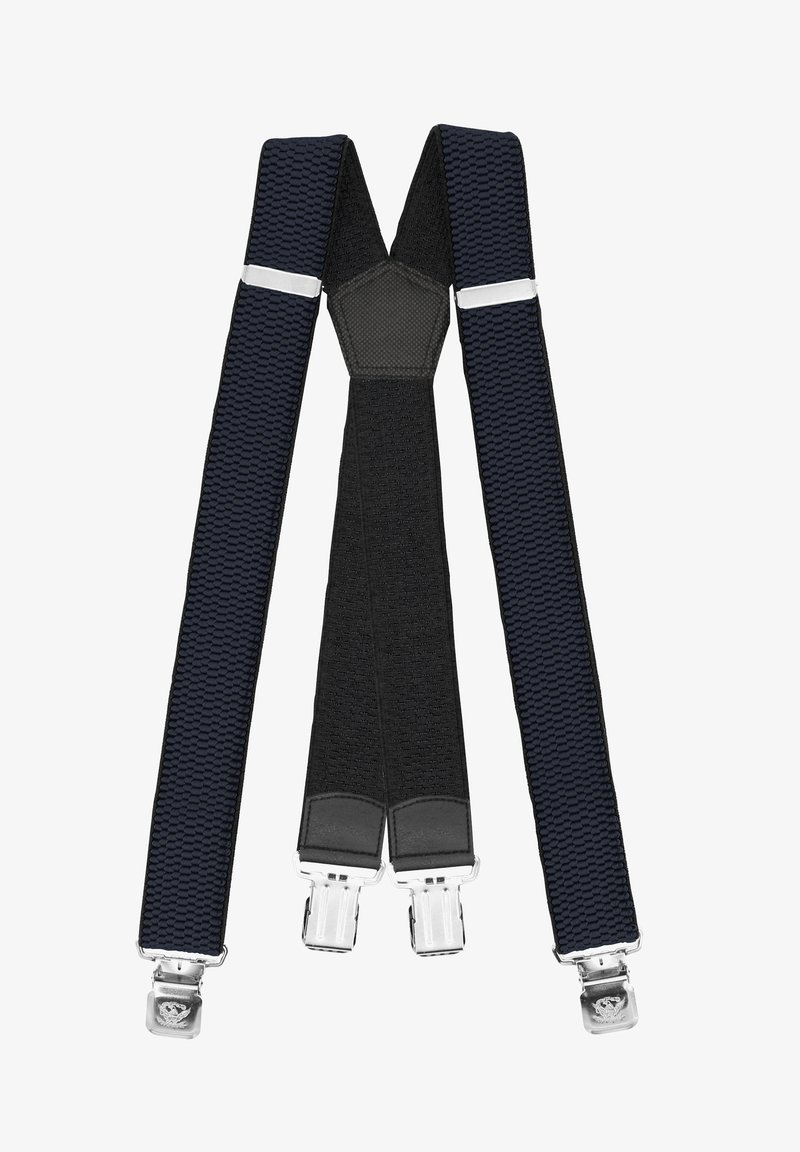 Fabio Farini HOSENTRÄGER 4CM X-FORM - Belt business - dunkelblau