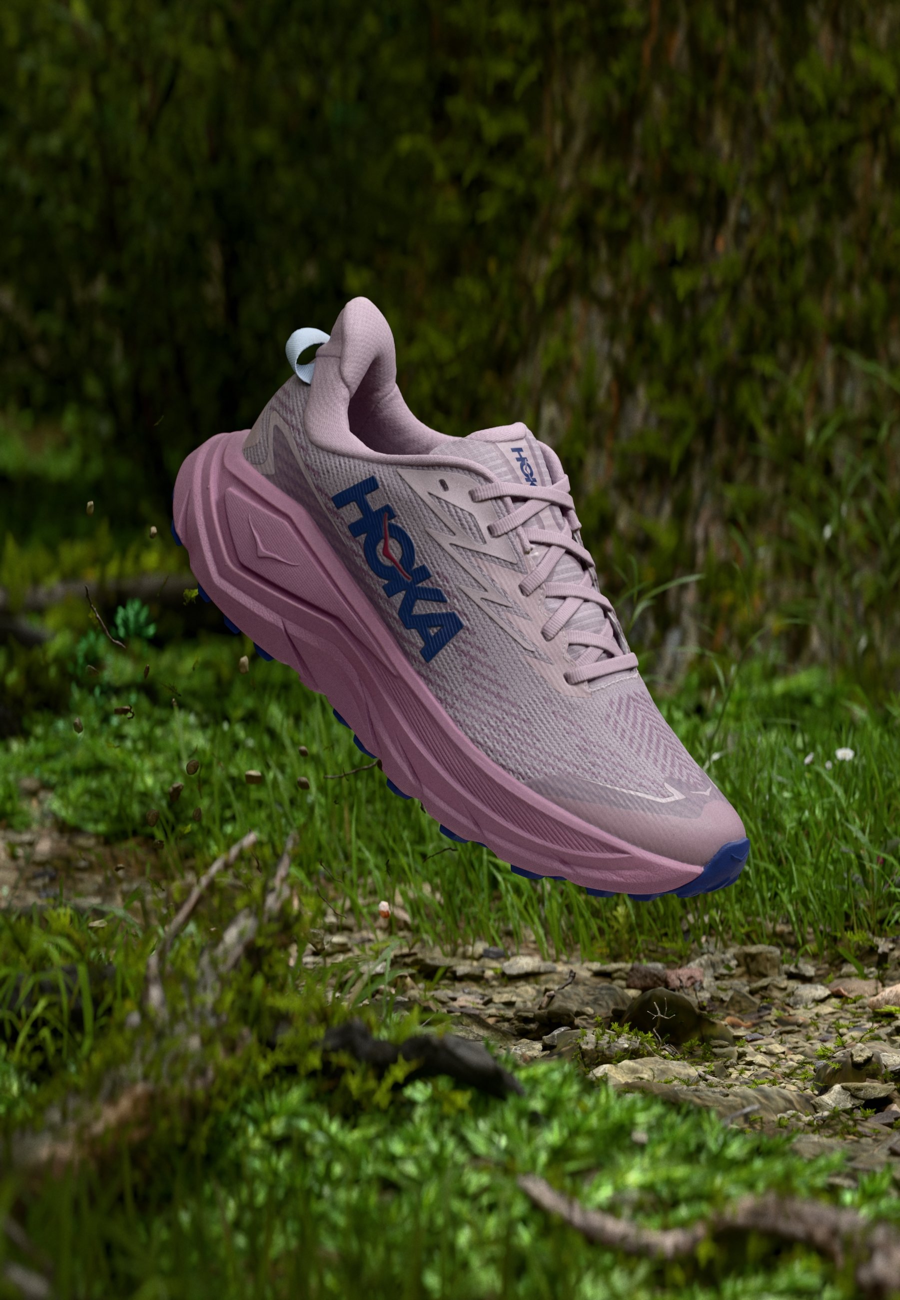 ローズ14 HOKA CHALLENGER 8 GTX - Trail running shoes - fragrant lilac/berry