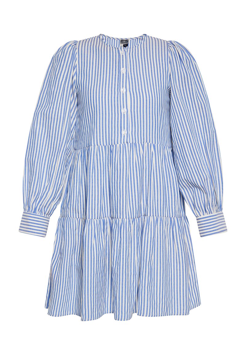 dreimaster Blousejurk blauw denim/bluedenim