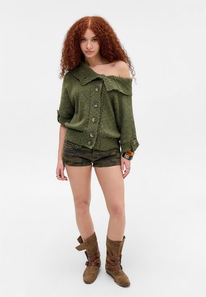 BDG Urban Outfitters, BATWING PEACOAT CARDI - Ζακέτα - khaki