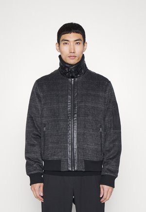 COLLAR - Bomber Jacket - black/ white