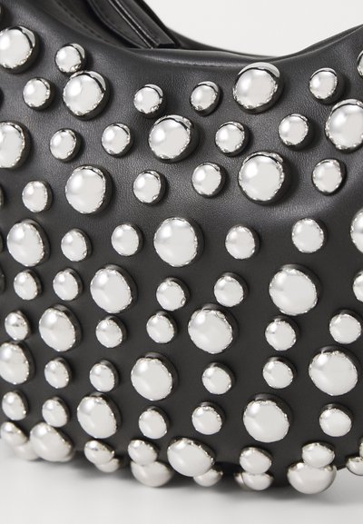 Stine Goya STUDDED SATCHEL - Bolso de mano - black