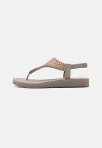 Skechers - MEDITATION - Sandaler m/ tåsplit - taupe Miniaturebillede 1