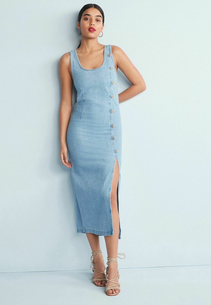 Next Denim dress mid blue/blue Zalando.de