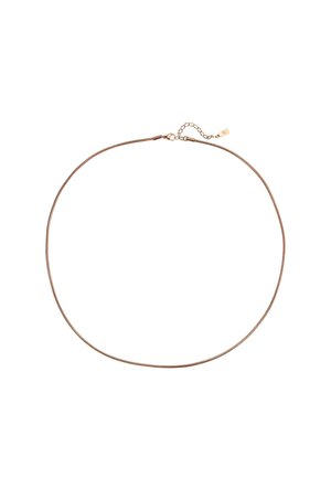 ROUND SNAKE CHAIN - Halskette - rose gold-coloured