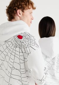 Jack & Jones JORWEB ZIP HOOD UNISEX - Sweatjakke - bright white