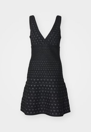 Emporio Armani VESTITO - Neulemekko - nero