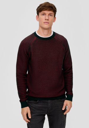 MIT CREW NECK - Strickpullover - schwarz
