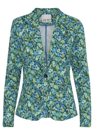 ICHI IHKATE  BL - Blazer - blue green multi flower aop