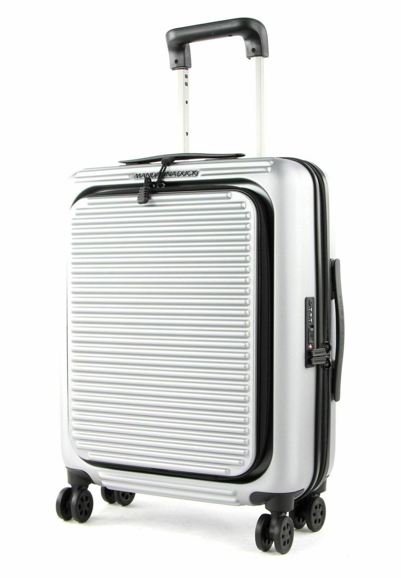 Valise Cabine Mandarina Duck Tank Case Cabin Trolley S - Gris Argenté - Neuve