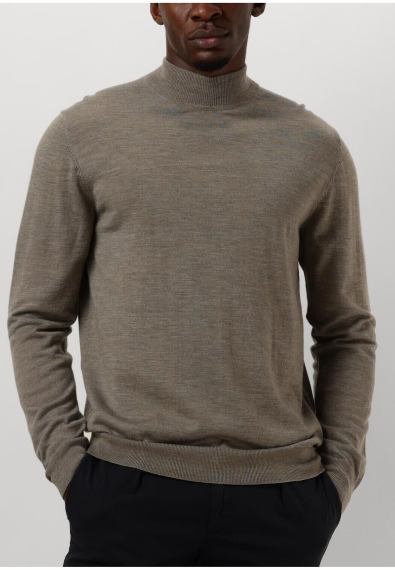 PROFUOMO MOCK ROLL - Trui - groen