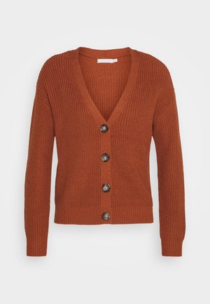 Pieces Petite Gilet - brown