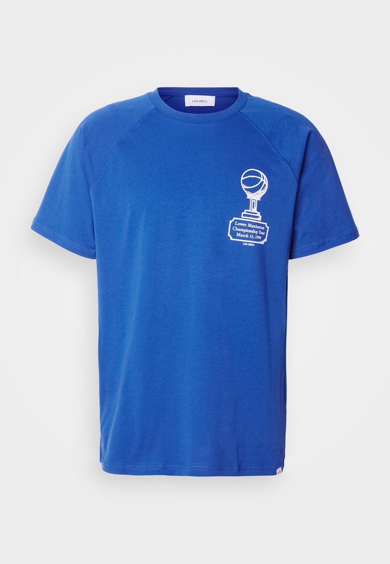 Les Deux T-shirt print blauw