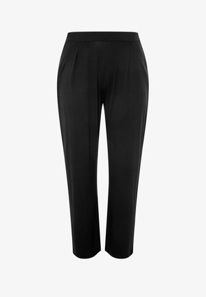 Yours Clothing, WIDE LEG STRETCH - Bukser - black