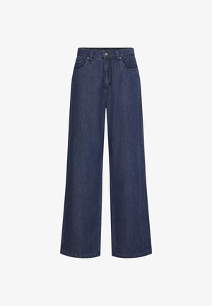 Fransa, FRSUNNA HANNA JE - Wide Leg - dark blue denim