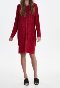 ICHI Vestido informal - red