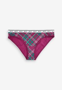 Next RICH LOGO KNICKERS 4 PACK - Bikini pezzo sotto - pink purple check