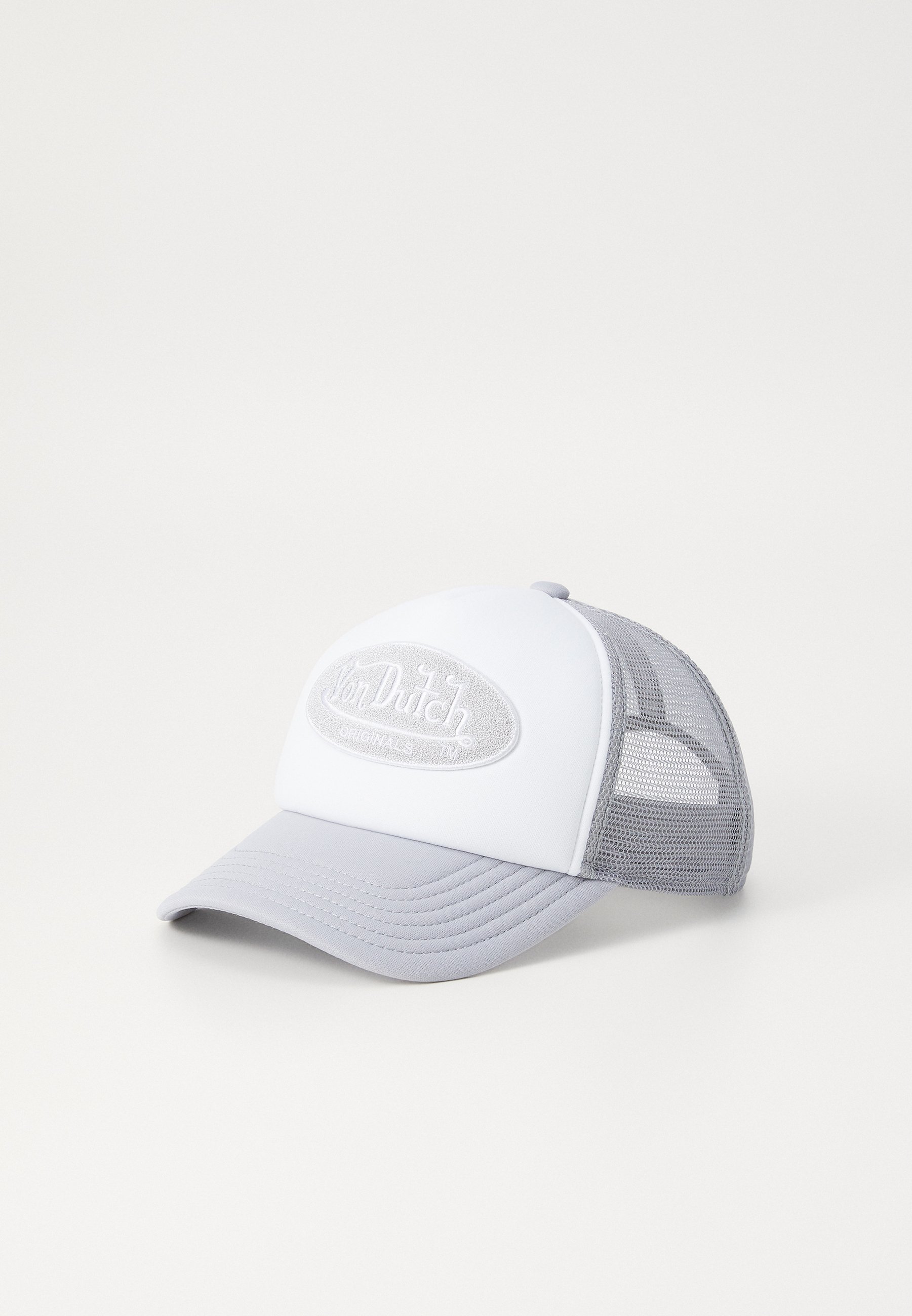 Von Dutch トラッカーキャップ ホワイト/グレー Von Dutch TRUCKER TAMPA UNISEX - Cap - white/grey/weiß - Zalando.ch