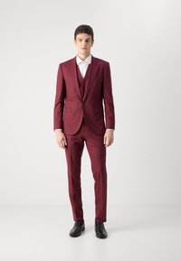 HUGO ARTI HESTEN SET - Prsluk za odijelo - dark pink