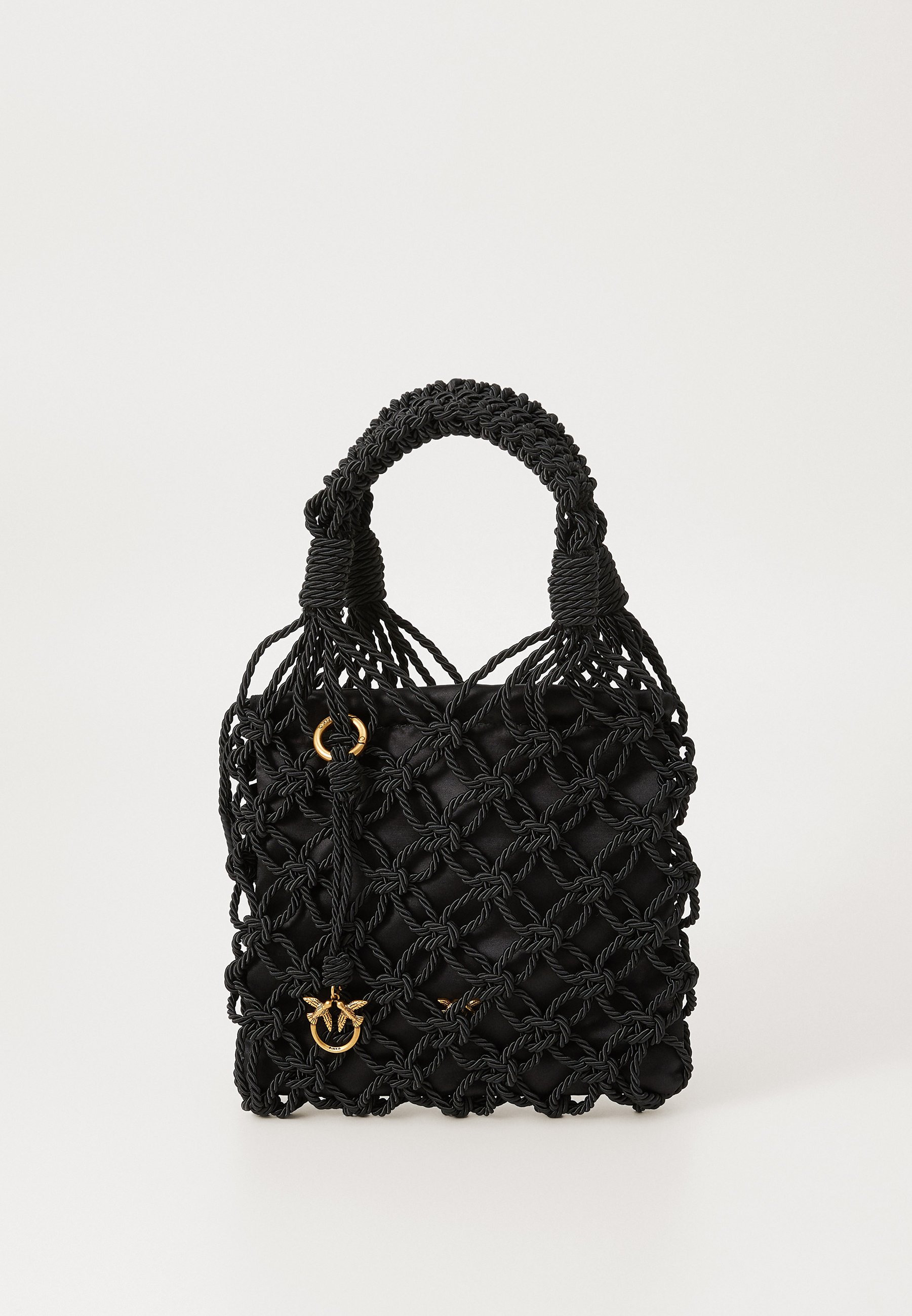 Pinko HANDBAG MINI EVENING NET SET - Borsa a mano - nero Pinko HANDBAG MINI EVENING NET SET - Borsa a mano - nero