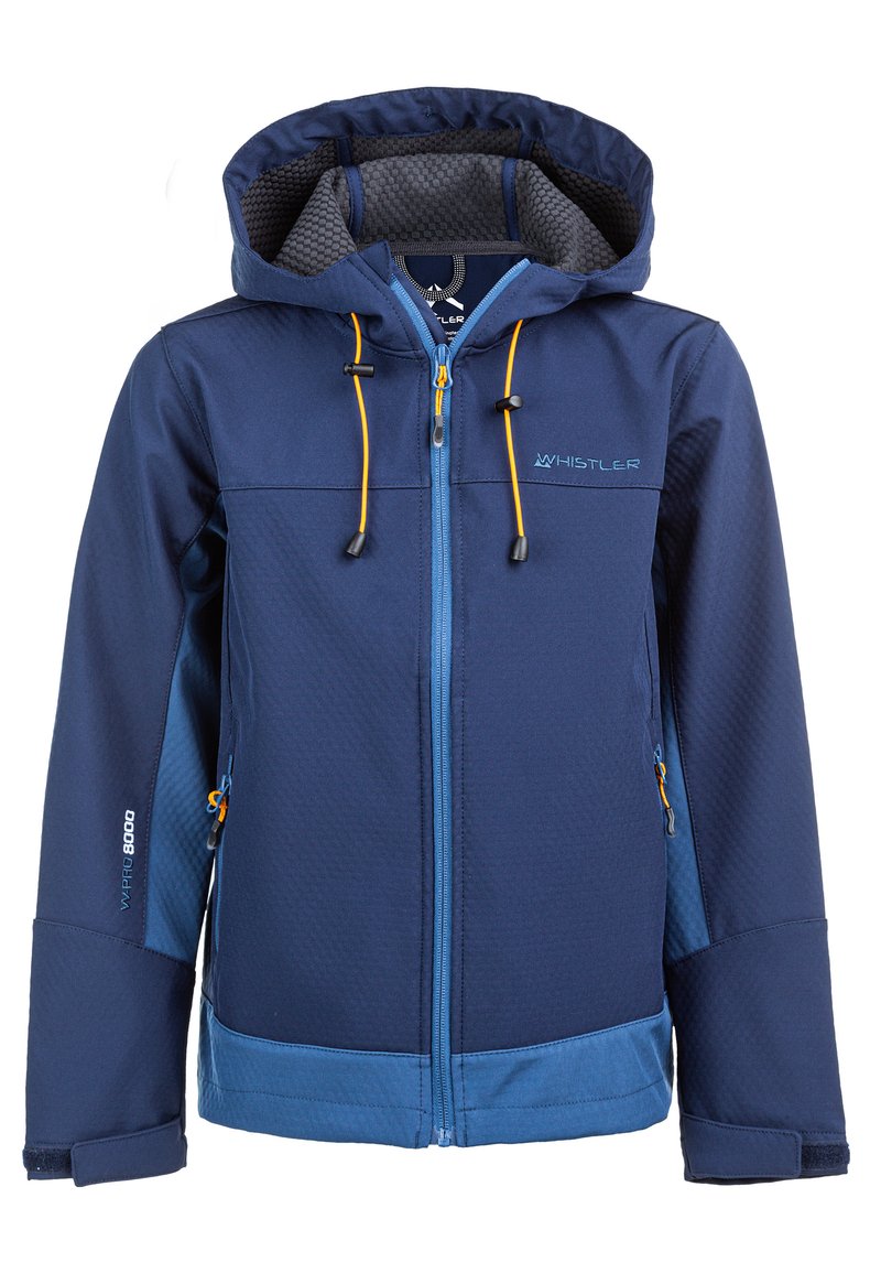 Whistler Soft shell jacket - donkerblauw-blauw
