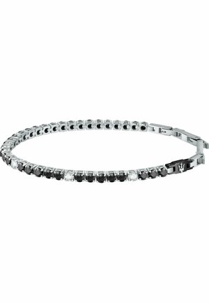 Bracelet - zwart, zilverkleurig
