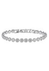 UNA ANGELIC TENNIS BRACELET ROUND CUT PAVÉ SMALL - Apyrankė - silver-coloured