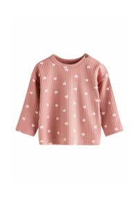 Next 2 PIECE WIDE LEG SET - REGULAR FIT - Långärmad tröja - pink heart print