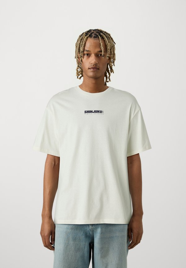 JORTEMPLE TEE CREW NECK UNISEX - Print T-shirt - egret2