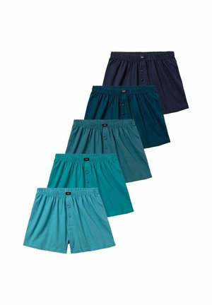 5 STÜCK - Boxershorts - blau   hellblau   navy   petrol   dunkelpetrol