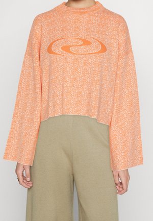 Striktrøje - orange