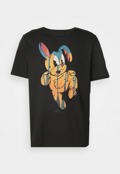 PS Paul Smith MENS FIT RABBIT - T-shirts med print - blacks